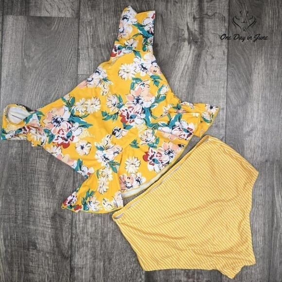 Ferbia High Waist Falbala Bikini Swimsuit Size S - Picture 4 of 4